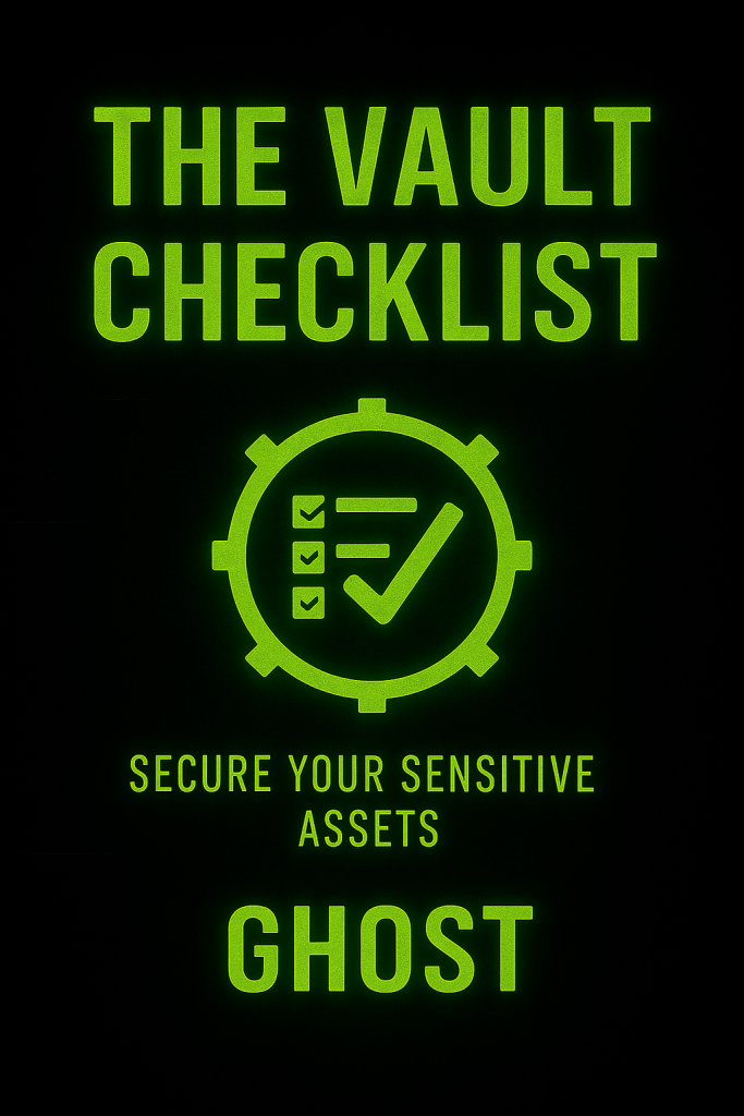 Thevaultchecklist