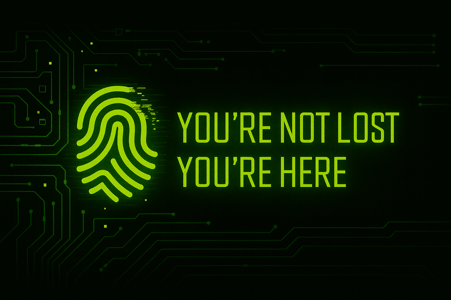 You are here