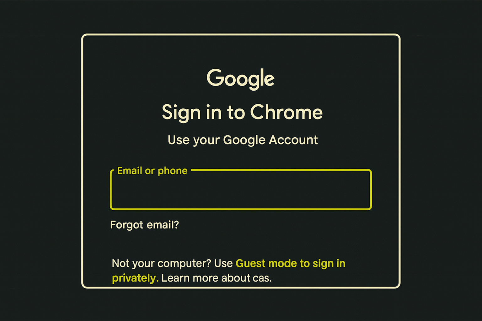 Google account
